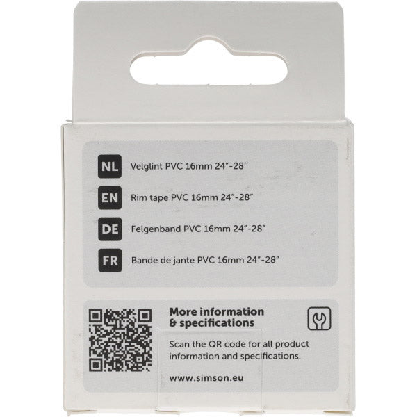 Simson velglint 24 28 inch 16mm pvc strong