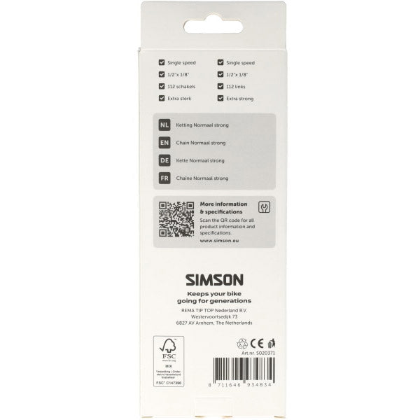 Simson - ketting normaal strong