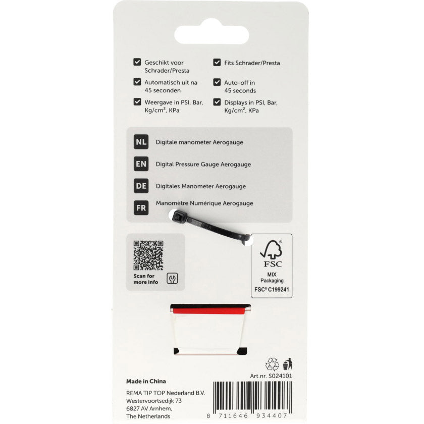 Simson - digitale manometer aerogauge