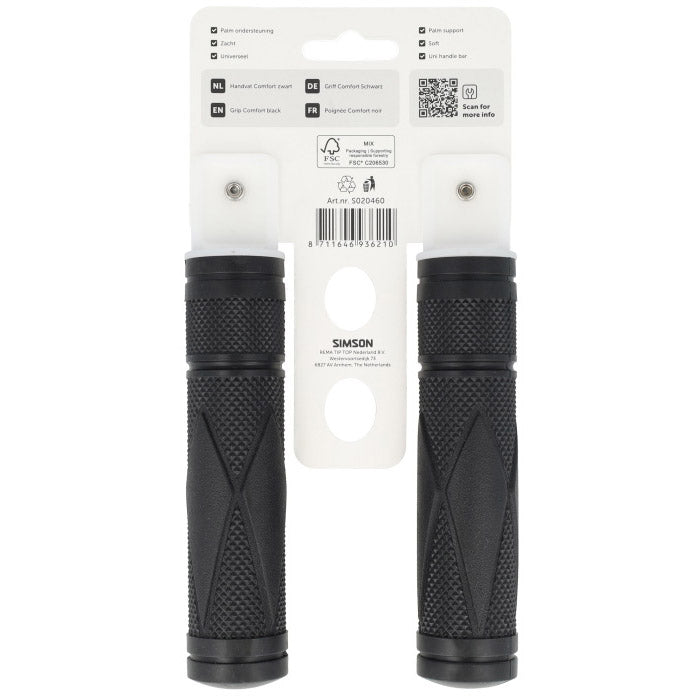 Simson - handvatten comfort zwart