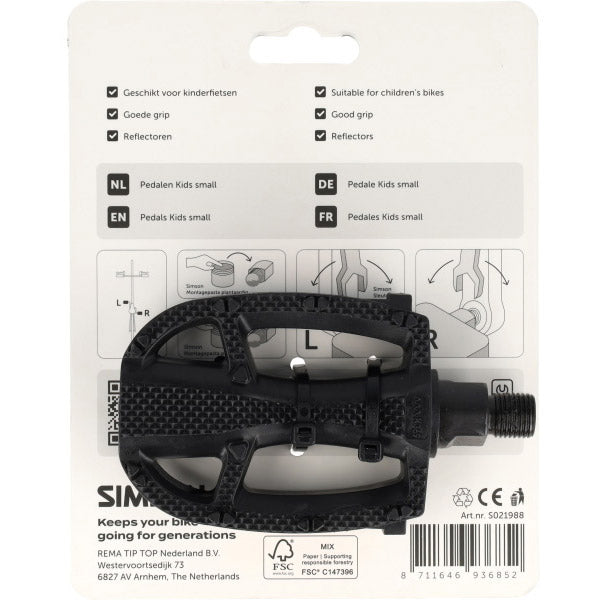 Simson - pedalen kids small 2.0 dunne draad
