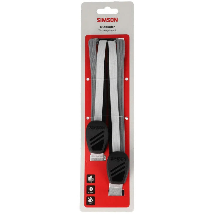 Simson triobinder 71cm zwart wit grijs