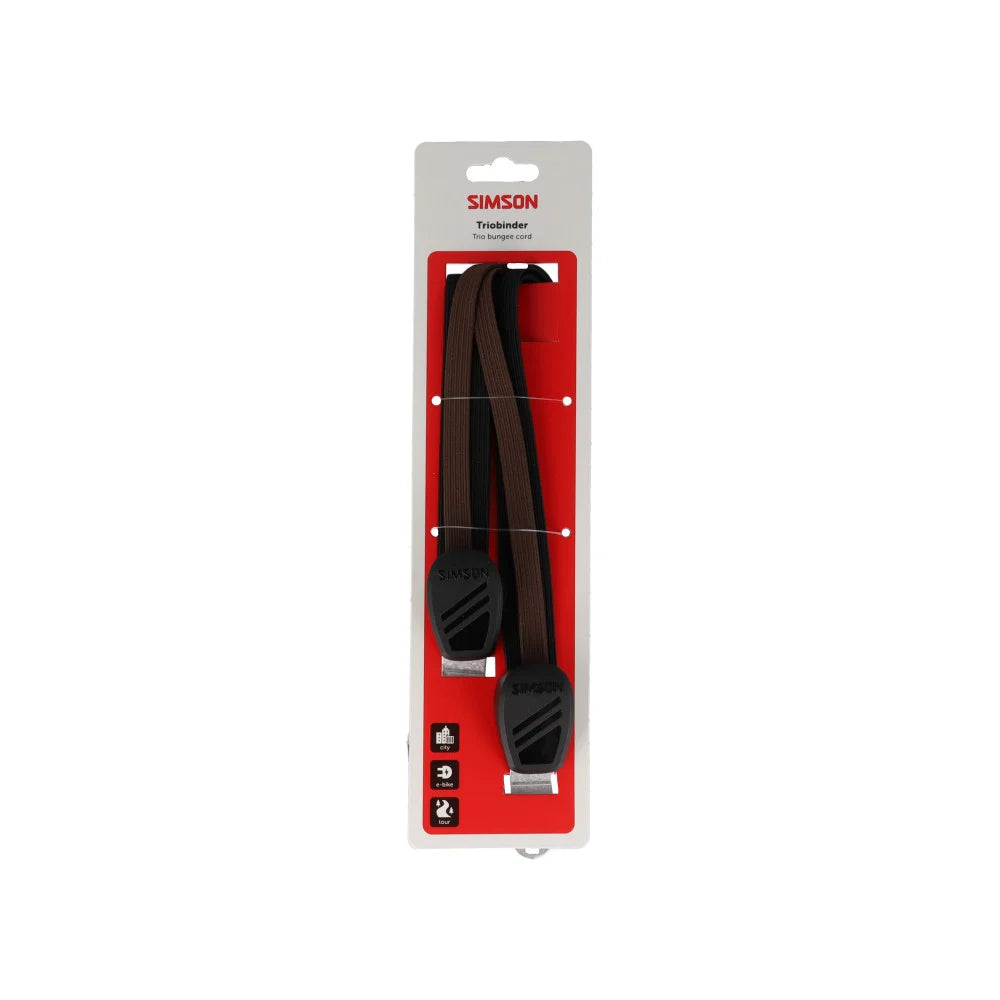 Simson - triobinder 71cm zwart/bruin