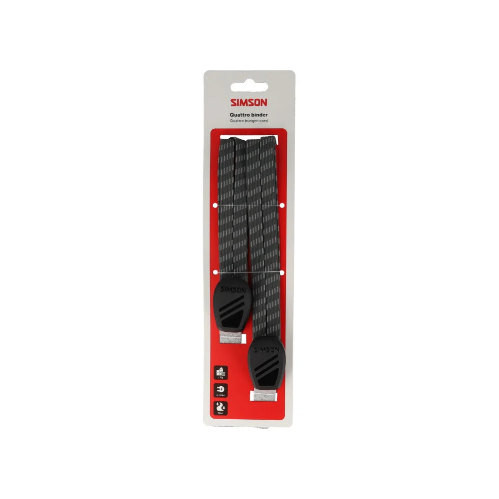 Simson - quattro binder reflex zwart/antraciet