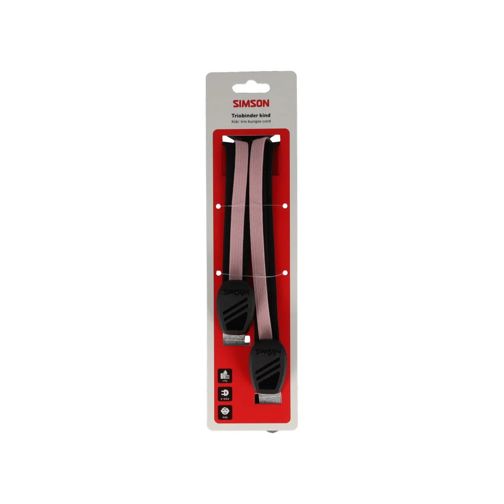 Simson - triobinder 24 inch zwart/roze