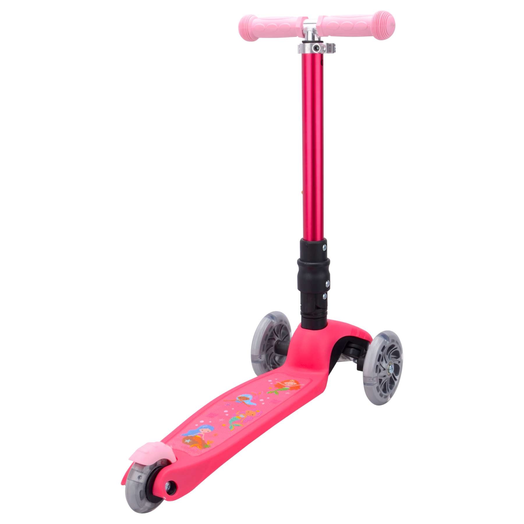 Boldcube teeny fold driewielstep - zeemeermin roze