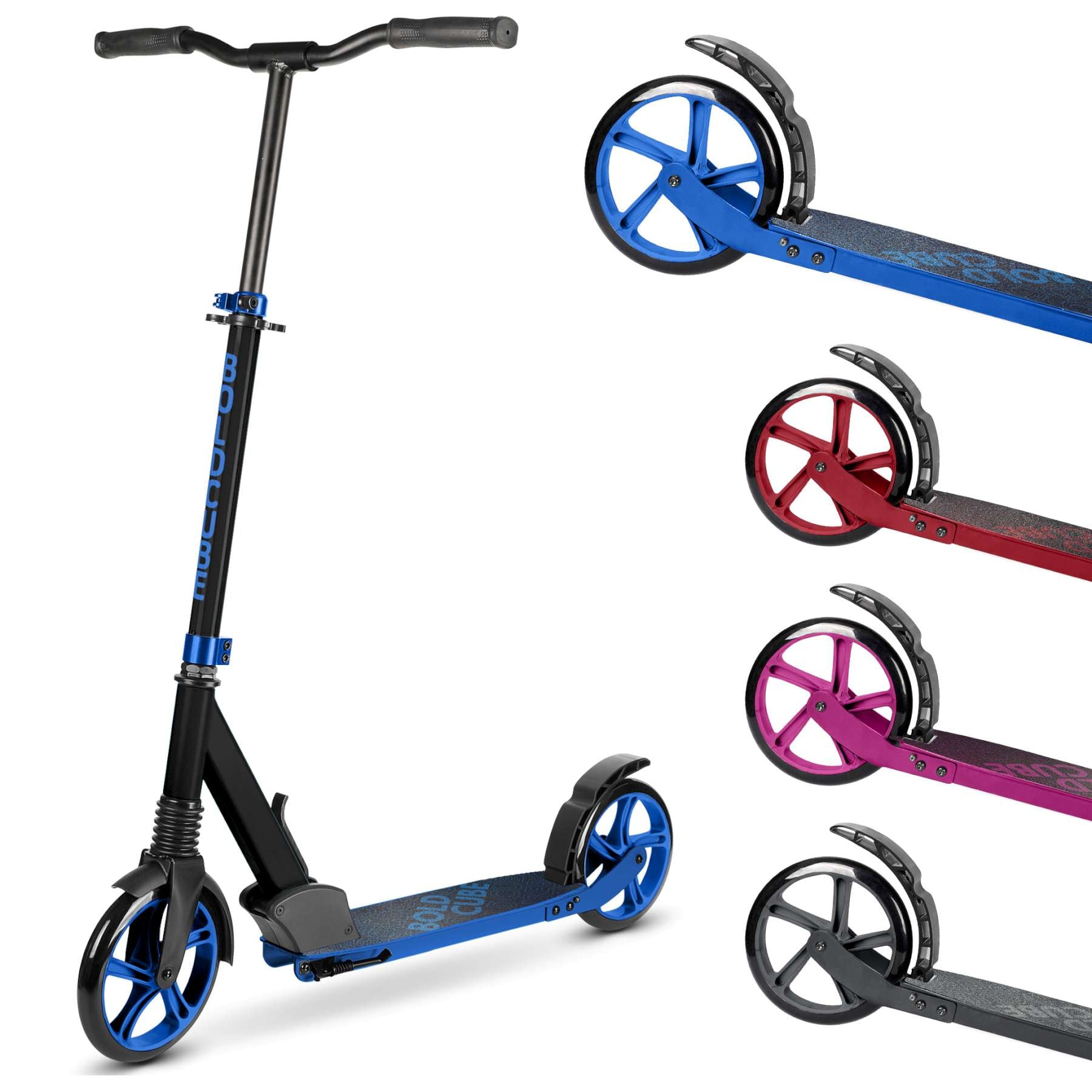 Boldcube big 2-wielstep - diep blauw