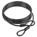 Câble d'affichage 5m x 10mm avec double boucle noir