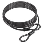 Câble d'affichage 5m x 10mm avec double boucle noir