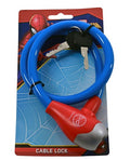 Volare spiderman kabelslot blauw rood
