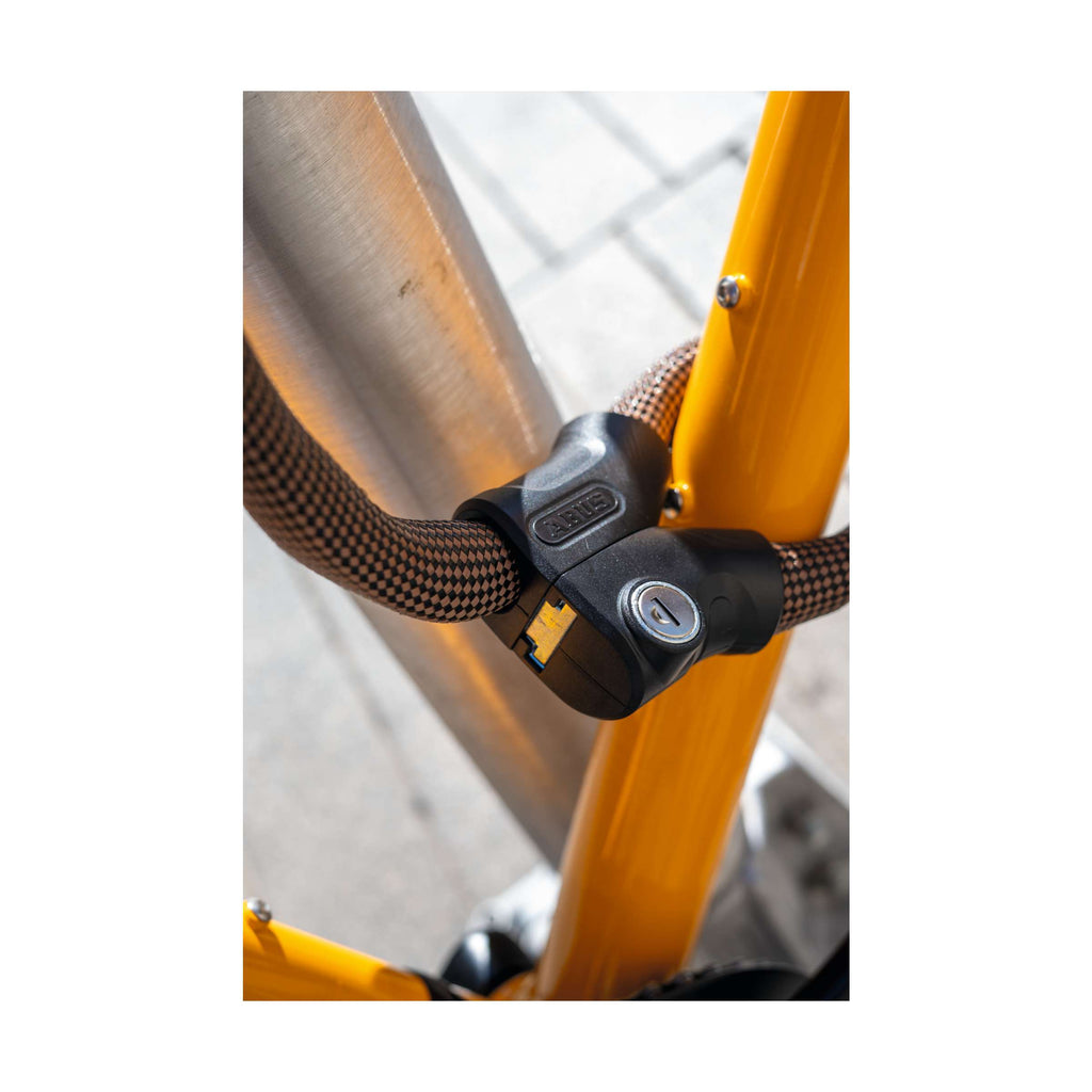 Abus fietsslot kettingslot - infinity loop 1806 - security level 6 - oranje - 140 cm - geschikt voor elektrische fietsen en stadsfietsen