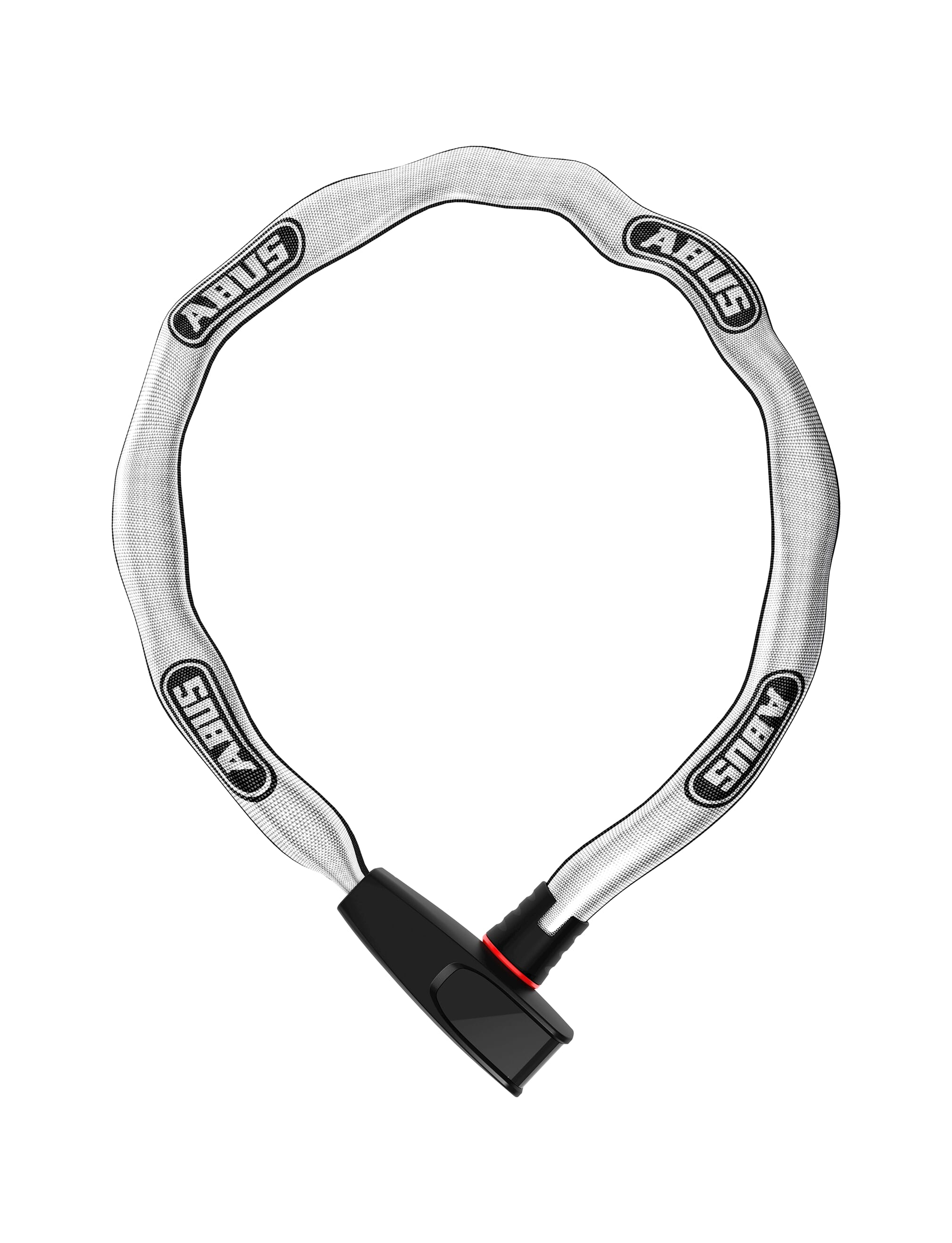 Abus Cadenas Vélo 6806K/110 Noir Réfléchissant