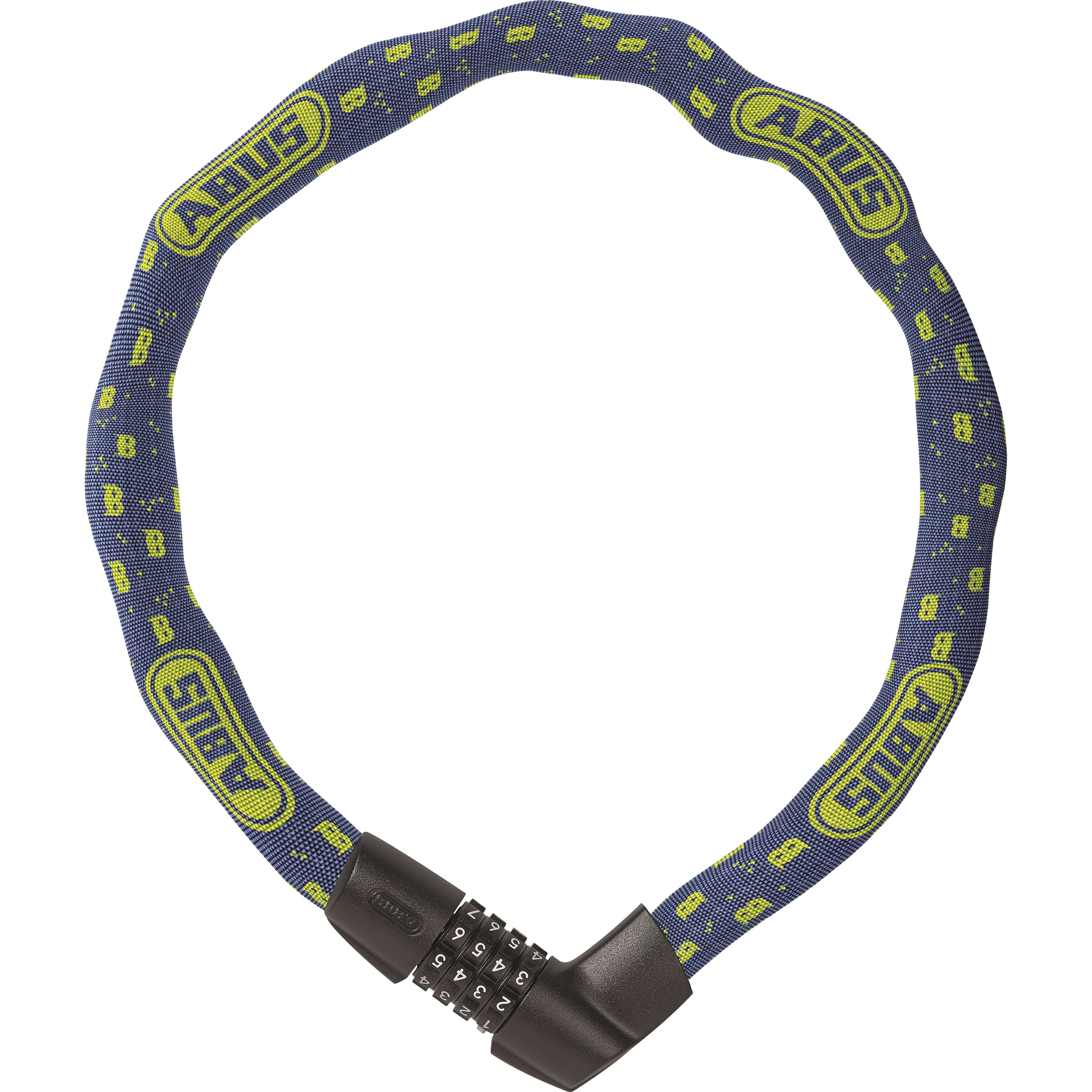 Abus Cadenas Vélo Tresor 1385/75 Bleu - 6mm - Code Individuel