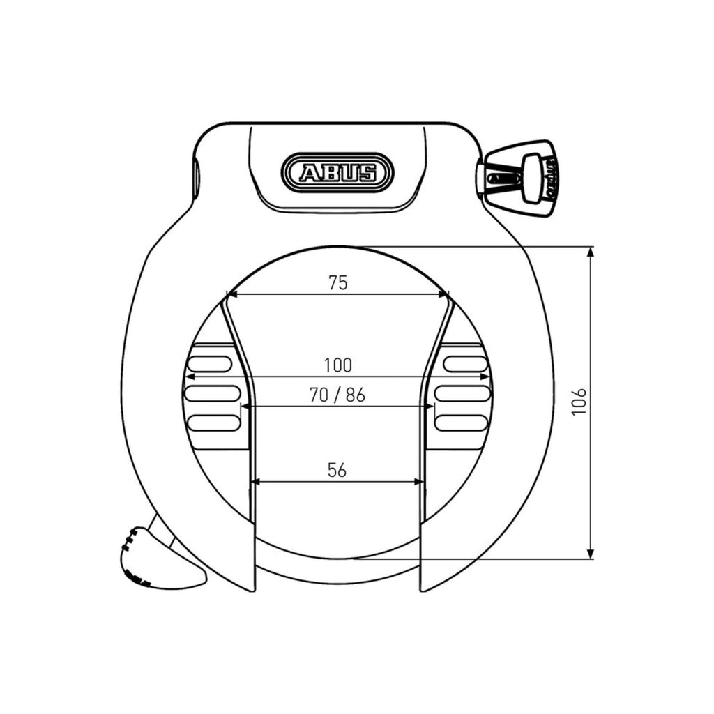 Abus Pro Amparo 4750S - Antivol vélo noir 4750S ART2