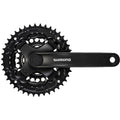 Shimano crankset y301 6 7 8v 42 34 24t 170mm -7mm zwart