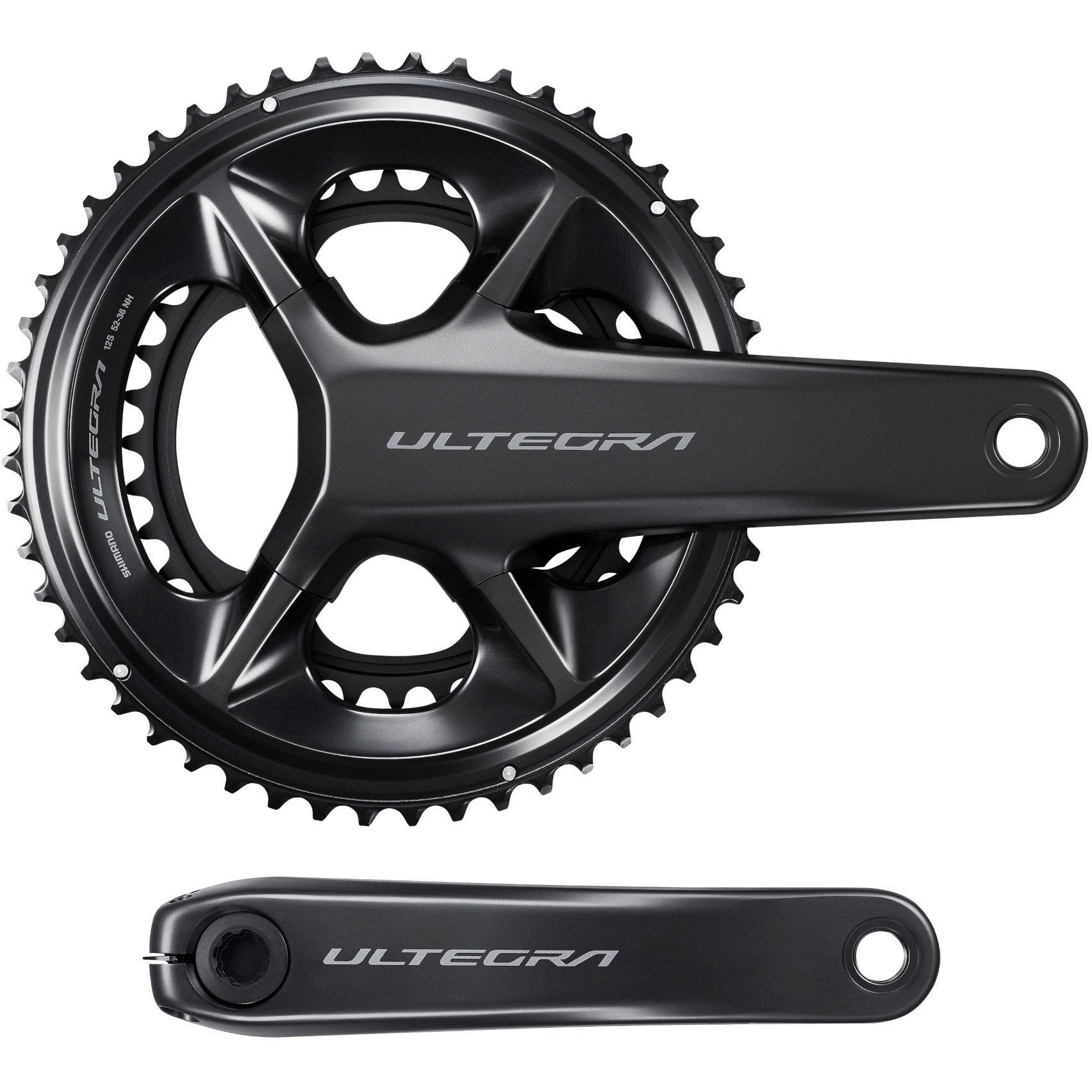 Shimano - crankstel ultegra 12v 1725mm 36-52t zwart oem