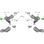 Shimano naamplaatje st-r7020 links inclusief montageset