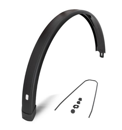 Eurofender spatbord achter tempo square 28 inch 58mm - zwart