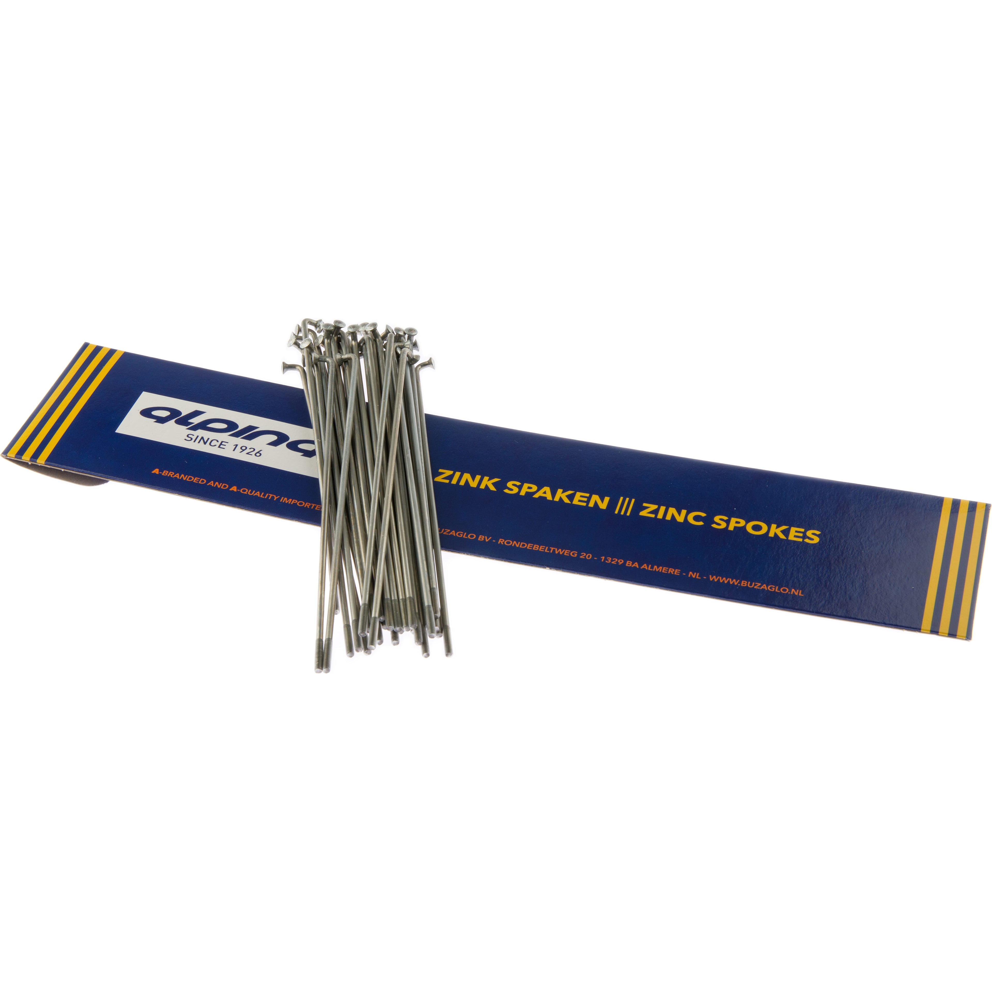 Rayons Alpina 12G (2,62 mm) 286 mm zinc (P36)