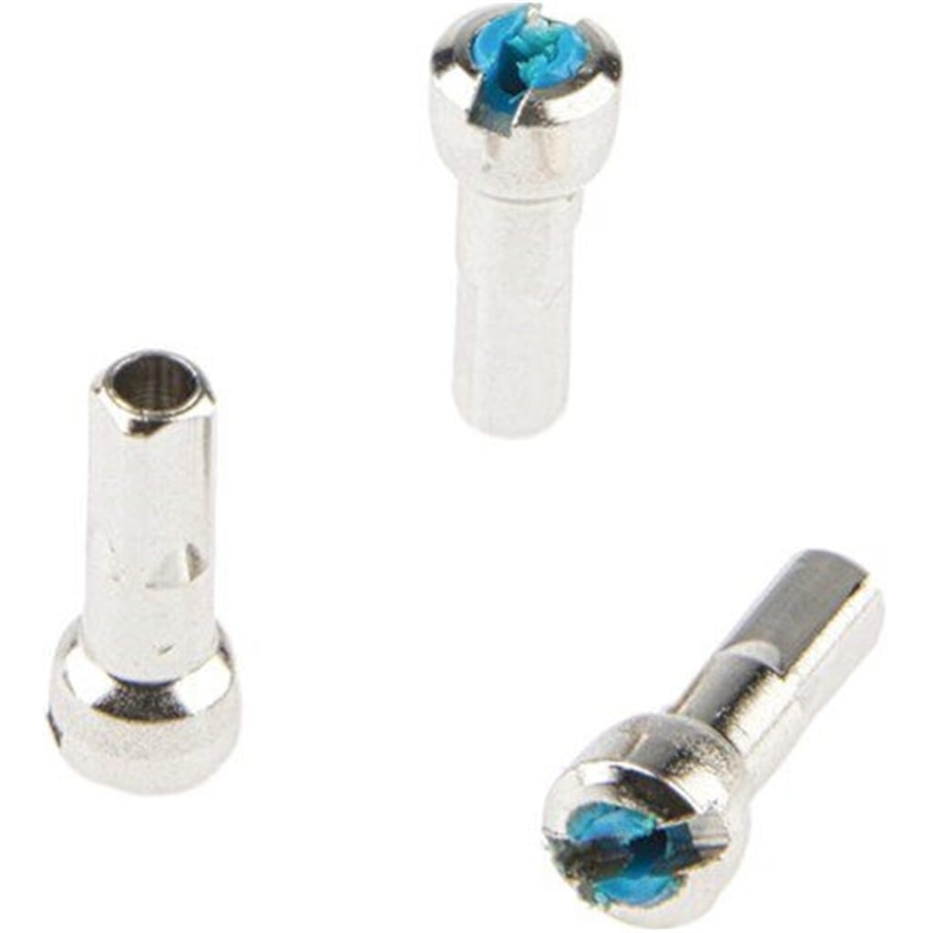 Alpina Écrou de rayon à tête ronde 14G/15,0mm/4/Fg 2.3 ABS/laiton argent (144 pièces)