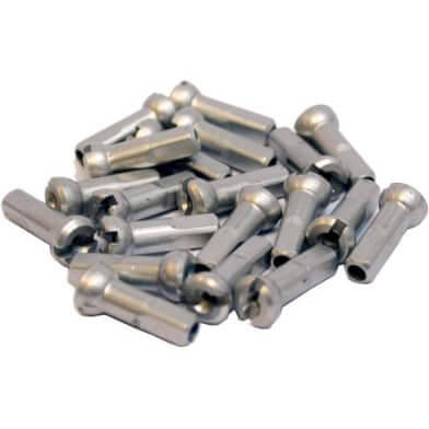Sapim - spaaknippel 14 polyax 14mm zilver aluminium (100st)