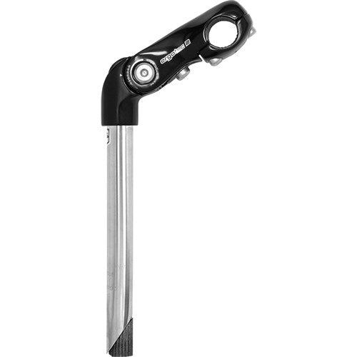Ergotec - Ergotec Stuurpen 25.4mm verstelbaar zwart/rvs 230/90mm