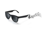 Caliber soundglasses smart-bril gepolariseerd - zwart