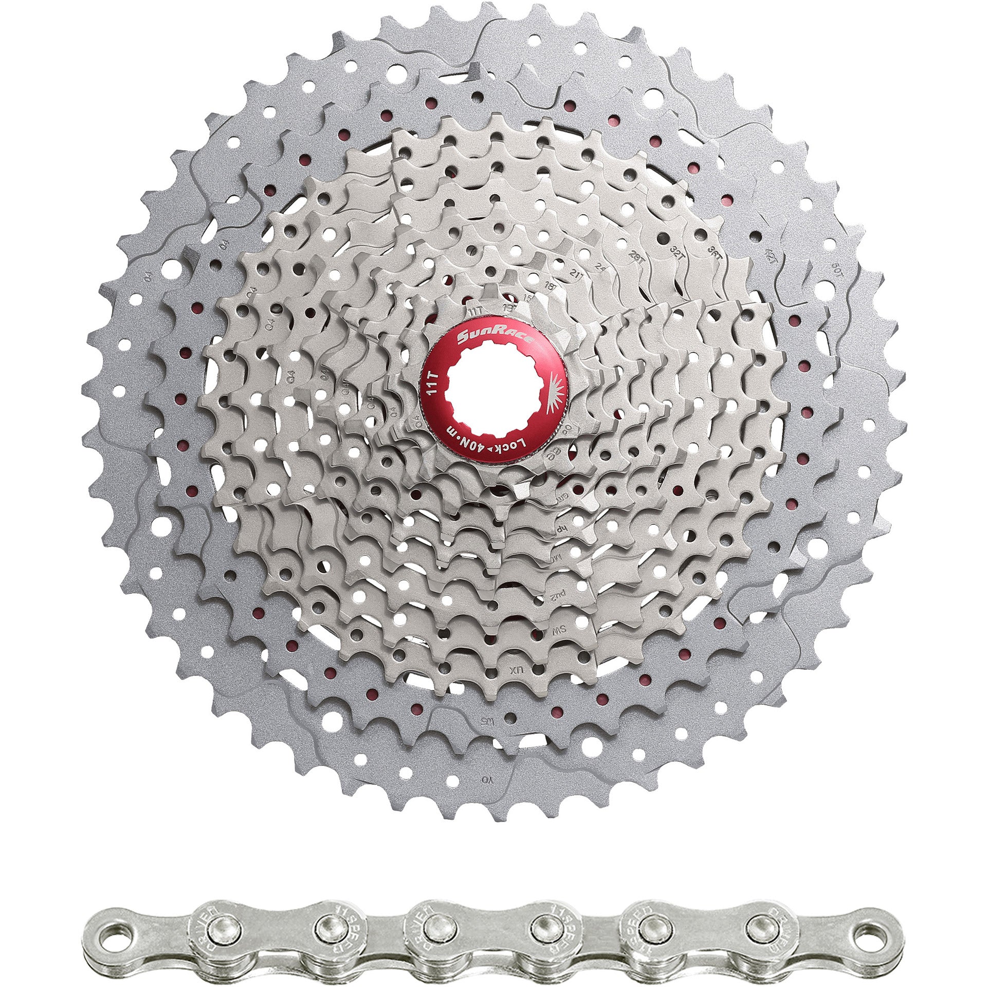 Spanninga - combipack mx8 11v 11-46t met ketting cn11a