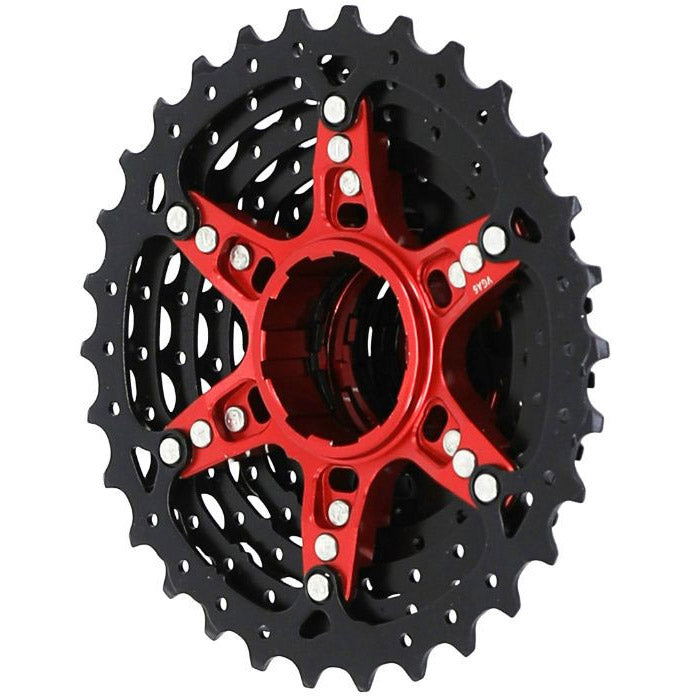 SunRace - cassette csrz800 12v 11-30t zwart/rood