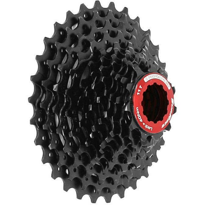 SunRace - cassette csrz800 12v 11-36t zwart/rood