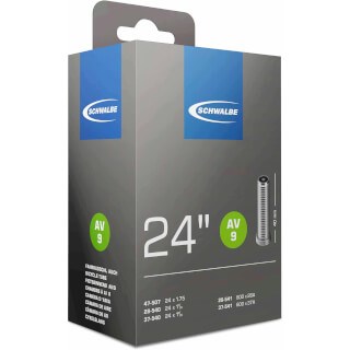 Schwalbe - binnenband av9 40 mm (24") 28/47-507/541 model 2026 - autoventiel fietsbinnenband