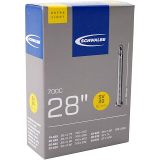 SCHWALBE - SCHWALBE binnenband 28 inch race sv15-el 80mm extra light (sv20)