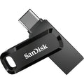Sandisk ultra dual drive go 256 gb usb-stick (zwart, usb-a 3.2 (5 gbit s), usb-c 3.2 (5 gbit s))
