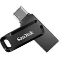 Sandisk ultra dual drive go 32 gb usb-stick (zwart, usb-a 3.2 (5 gbit s), usb-c 3.2 (5 gbit s))