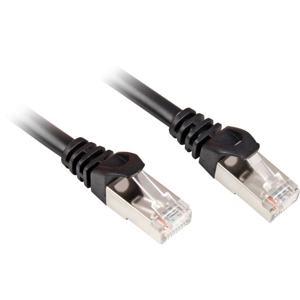 Sharkoon patchkabel sftp, rj-45 met cat.6 (zwart, 1,5 meter)