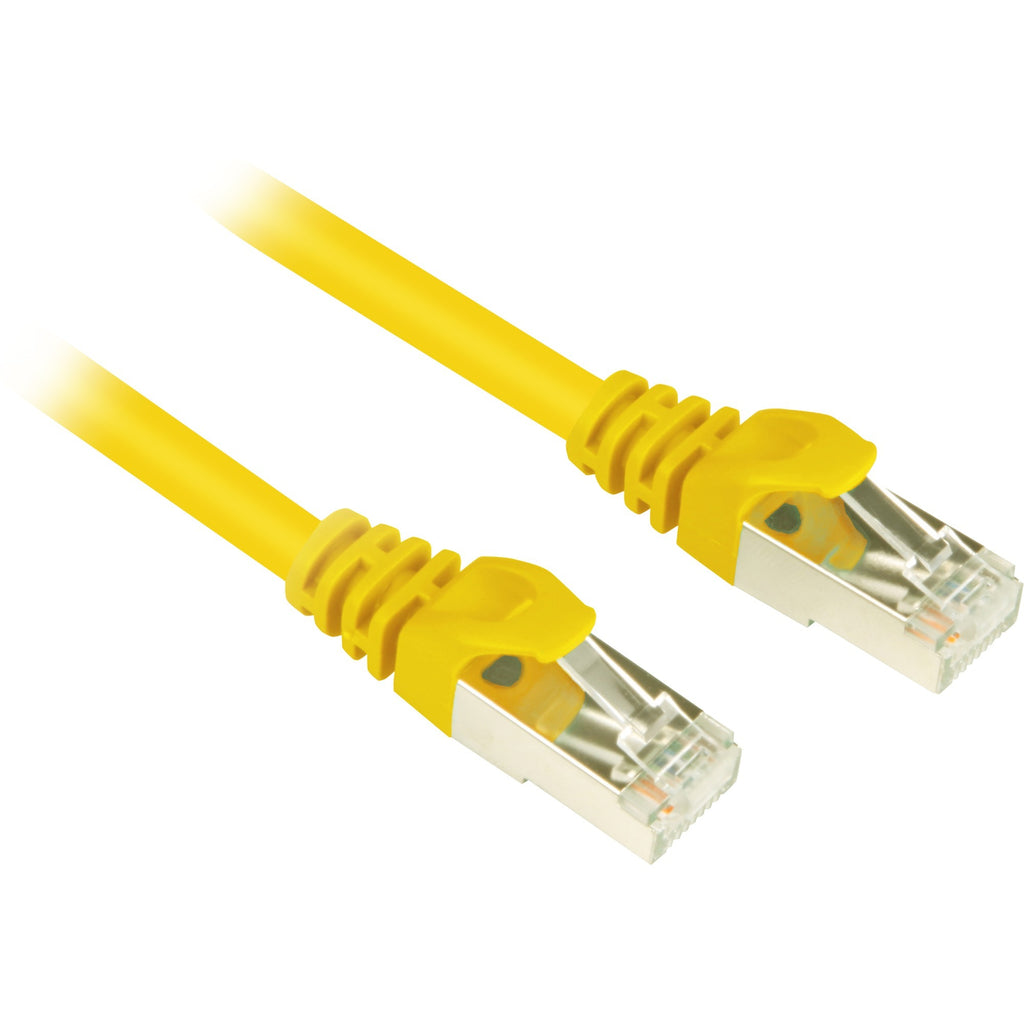 Sharkoon patchkabel sftp, rj-45 met cat.6 (geel, 2 meter)