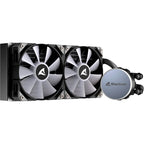 Sharkoon s70 rgb waterkoeling (zwart, 4-pins pwm fan-connector)