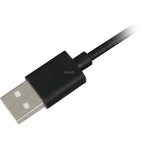 Sharkoon usb-a 2.0 - usb-c kabel (zwart, 1,5 meter)