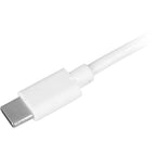 Sharkoon usb-a 2.0 - usb-c kabel (wit, 1 meter)