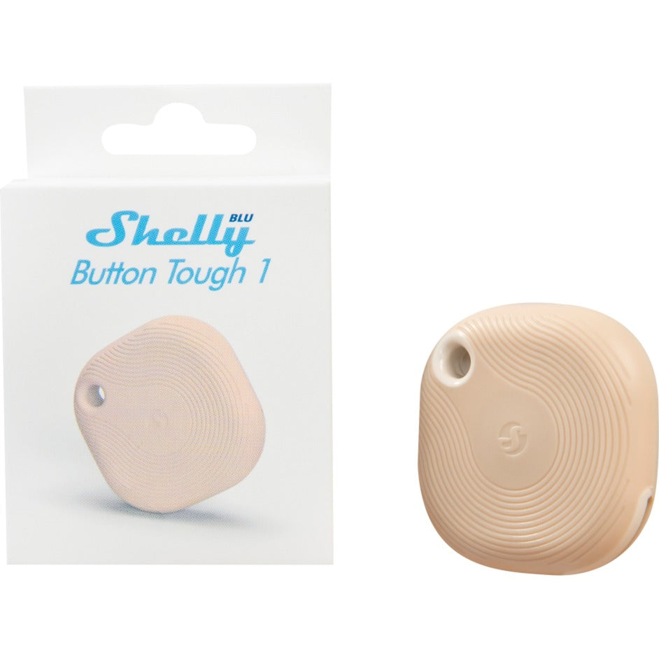 Shelly blu button tough 1 knop (mokka, bluetooth)