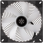 Silverstone air penetrator 140i argb case fan (zwart, 139 x 139 x 25 mm, pwm)