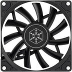 Silverstone air slimmer 90 case fan (zwart, 92 x 92 x 15 mm, pwm)