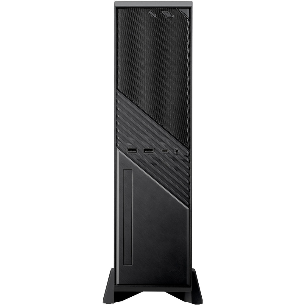 Silverstone milo 12 mini tower behuizing (zwart | 2x usb-a | 1x usb-c)
