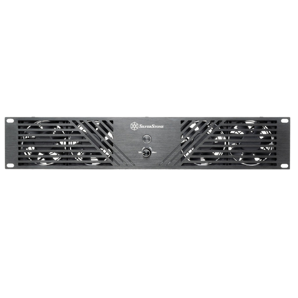 Silverstone rcp2b-480 case fans (zwart, 4 stuks, 80 x 80 x 25 mm, 2u externe fan module)