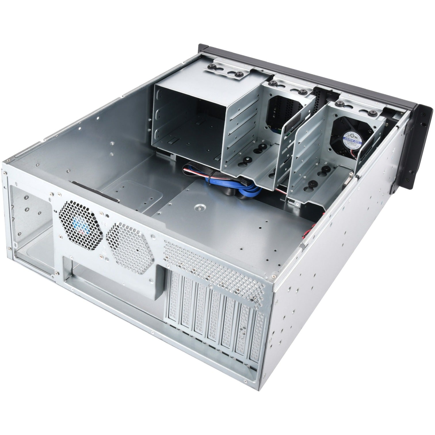 Silverstone rm400 rack behuizing (zwart | 2x usb-a 3.2 (5 gbit s))