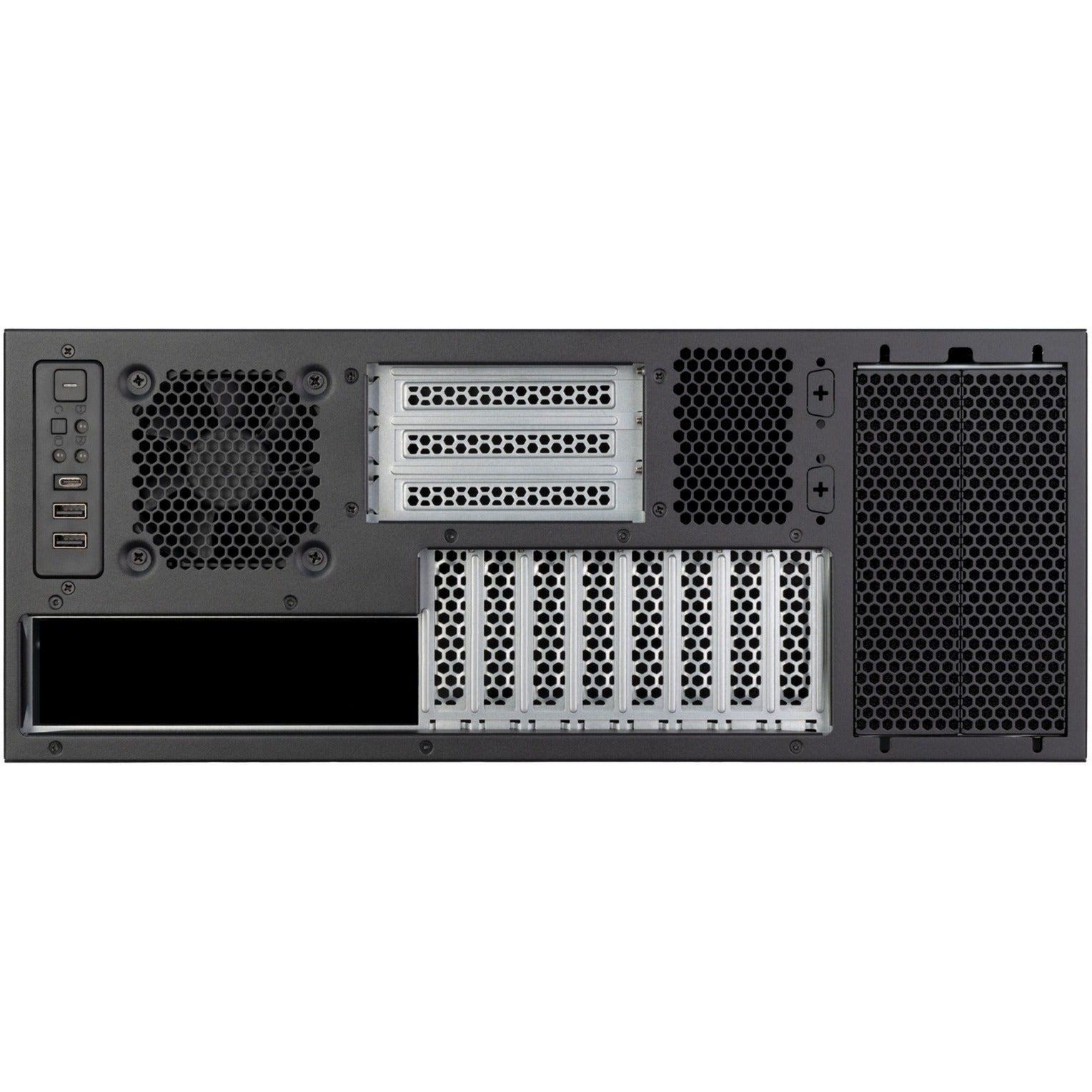 Silverstone rm47-502-i rack behuizing (zwart)