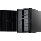 Silverstone sst-ds380b mini tower behuizing (zwart | 2x usb-a)
