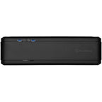 Silverstone sst-ftz01b-e desktop behuizing (zwart | 2x usb-a)