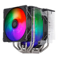 Silverstone sst-hyd140-argb cpu-koeler (4-pins pwm fan-connector, 4-1 pin argb (5v led))