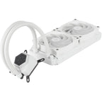 Silverstone sst-pf240w-argb-v2 waterkoeling (wit, incl. rgb controller)